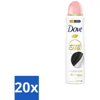 Dove Déodorant Spray - Soin invisible - 200 ml - Pack avantage - 20 pièces