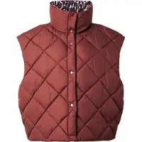 OH APRIL Gilet 'Onyx' rouge foncé