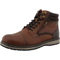 Tom Tailor Bottines à lacets marron / brun foncé