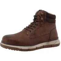 Tom Tailor Bottines à lacets rouille