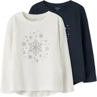 Name it T-Shirt 'NMFViparty' bleu nuit / blanc