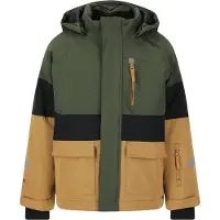 ZigZag Veste de sport 'Taylora' jaune / vert foncé / noir