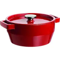 Pyrex Casserole Slowcook - Fonte - Ø 24 cm - 3.6 l - Rouge