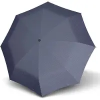 Doppler Parapluie 'Carbonsteel Magic' bleu foncé / blanc