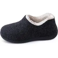 Comfeet Chaussons Dames - Chaussons - Taille 38/39 - Noir - Antidérapant -