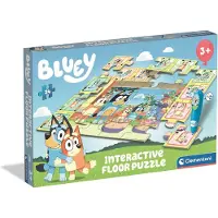 Bluey Puzzle de sol avec stylo interactif Bluey 24 pièces