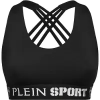 Plein sport Soutien-gorge de sport noir / blanc