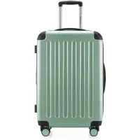 Hauptstadtkoffer Spree - Valise à roulettes 65 cm avec extension, valise rigide, valise enregistrable 20 kg 4 roulettes, valise rigide TSA, 74 L, menthe