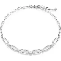 Swarovski Collier Constella, Blanc, Métal Rhodié