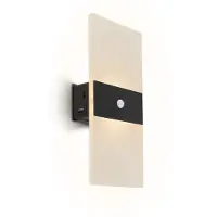 Briloner Applique murale LED Lampe murale sans raccordement lectrique D tecteur de mouvement Batterie sans per age