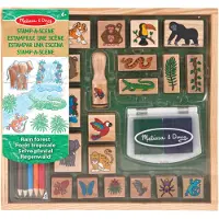 Melissa & Doug MELISSA playset Stamp-a-Scene-Rain Forest