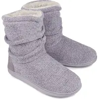 Comfeet Chaussons Dames - Chaussons - Taille 42/43 - Gris - Antidérapant -