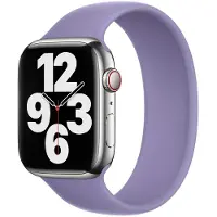 Apple Bracelet Boucle unique en Silicone Watch | 38/40/41/42 mm - Taille 4 - English Lavender