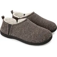 Comfeet Chaussons Homme - Chaussons - Gris - Antidérapant - Taille 42/43 -