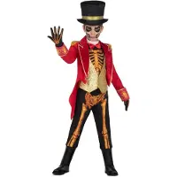 My Other Me Fun Company Sinister Ringmaster Costume Rouge 5-6 Years Enfants