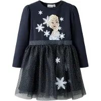 Name it Robe 'NMFOsimi Frozen' bleu marine / argent / blanc