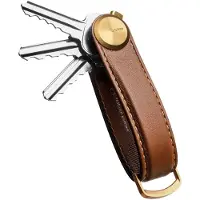 OrbitKey Unisexe, Porte-clés, Par, Marron