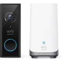 Eufy by Anker Video Deurbel - Draadloze Deurbelset - Inclusief HomeBase 3 - WiFi givré (WiFi)