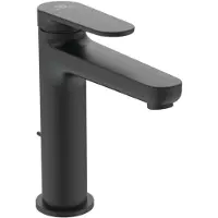 Ideal standard cerafine nuovo - wastafelkraan met afvoer, zijdeglans zwart