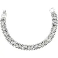 Faina Bracelet argent / transparent