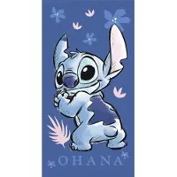 Aymax Lilo & Stitch - Ohana - Serviette De Plage 100% Polyester 70x140cm