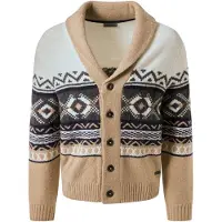 Pierre Cardin Vestes en maille camel / marine / anthracite / blanc cassé