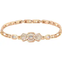 Faina Bracelet or / transparent