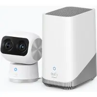 Eufy S350 + HomeBase 380 (3840 x 2160 pixels), Caméra réseau, Blanc