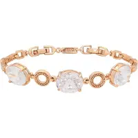 Faina Bracelet or rose / blanc