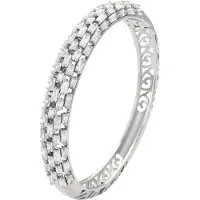 Faina Bracelet argent / transparent