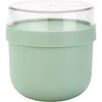 Brabantia MAKE &amp; TAKE CONTENITORE ROTONDO PORTA COLAZIONE 0,5L JADE GREEN