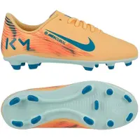 Nike Zoom Mercurial Vapor 16 Club FG Kylian Mbappé, couleur Melon Tint (taille enfant/adolescent) - Pointure EU 35.5