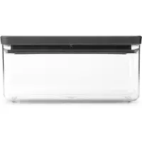 Brabantia Tasty+ Rectangular Canister 1.5 L Grey, Transparent 1 pièce(s)