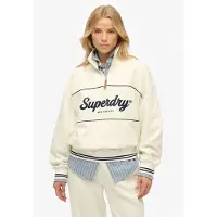 Superdry Sweat-shirt 'Country Club' marine / blanc cassé