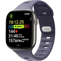 Nomad Bracelet Tempo en silicone pour Apple Watch | 38/40/41/42 mm - Purple