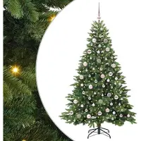 vidaXL Sapin de Noël artificiel avec 300 LED Vert 180 cm PE et PVC