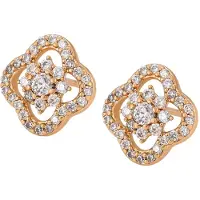 NAEMI Boucles d'oreilles or rose
