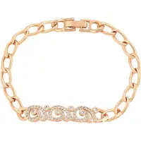 Faina Bracelet or rose / transparent