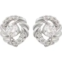 NAEMI Boucles d'oreilles argent / transparent