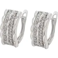 NAEMI Boucles d'oreilles argent