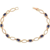 Gaya Bracelet bleu / or