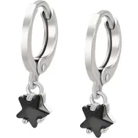 NAEMI Boucles d'oreilles noir / argent