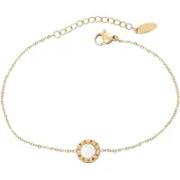 Faina Bracelet or / transparent