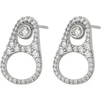 NAEMI Boucles d'oreilles argent / transparent