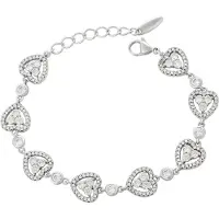 Faina Bracelet argent / transparent