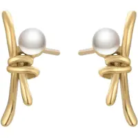 NAEMI Boucles d'oreilles or / blanc