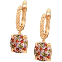 NAEMI Boucles d'oreilles or / mélange de couleurs