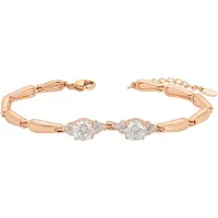 NAEMI Bracelet or / transparent