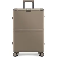 Onyx Hybrid Pro Check-in Suitcase Medium 70 Litres - Polycarbonate recyclé et design sans fermeture éclair - Valise de voyage avec serrure TSA et roues pivotantes - Trolley léger avec compartiment