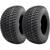Parnells 20x8.00-10 Lawnmower Grass Tyres Wanda P332 Turf E-Marked Road Legal (Set of 2)